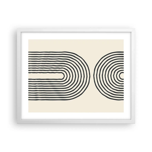 Poster în ramă albă - În curând... - 50x40 cm