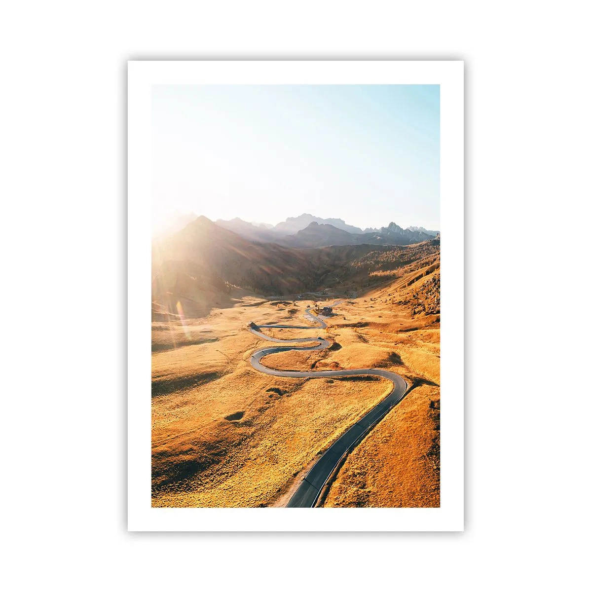 Poster - Într-o vale de aur - 50x70 cm