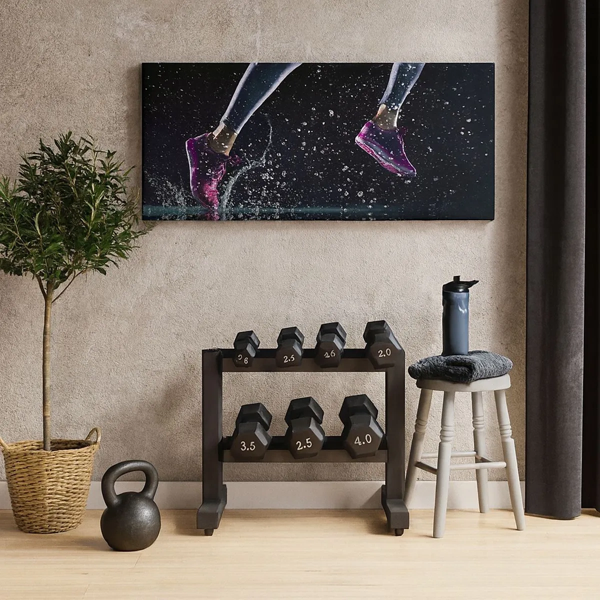 Tablou pe pânză - Cât de mult puteți - 100x40 cm