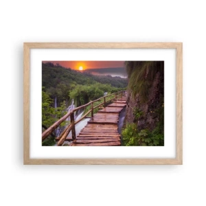 Poster în ramă de stejar deschis - Frumusețe de necrezut - 40x30 cm