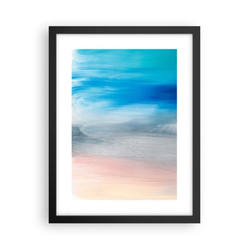 Poster în ramă neagră - Elemente: aer - 30x40 cm