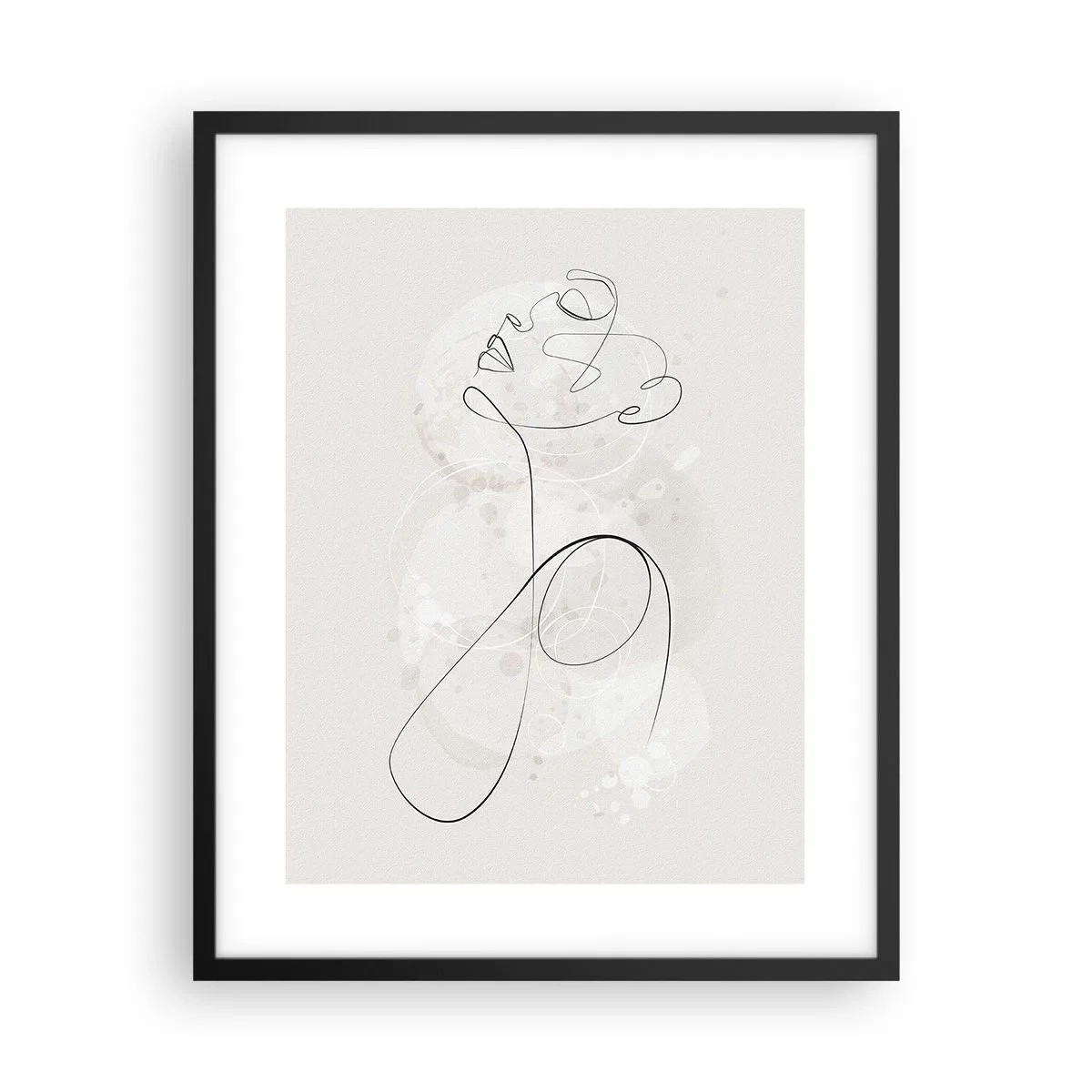 Poster în ramă neagră - Spirala frumuseții - 40x50 cm