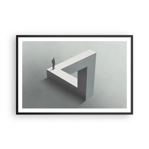 Poster în ramă neagră - Și totuși este posibil - 91x61 cm