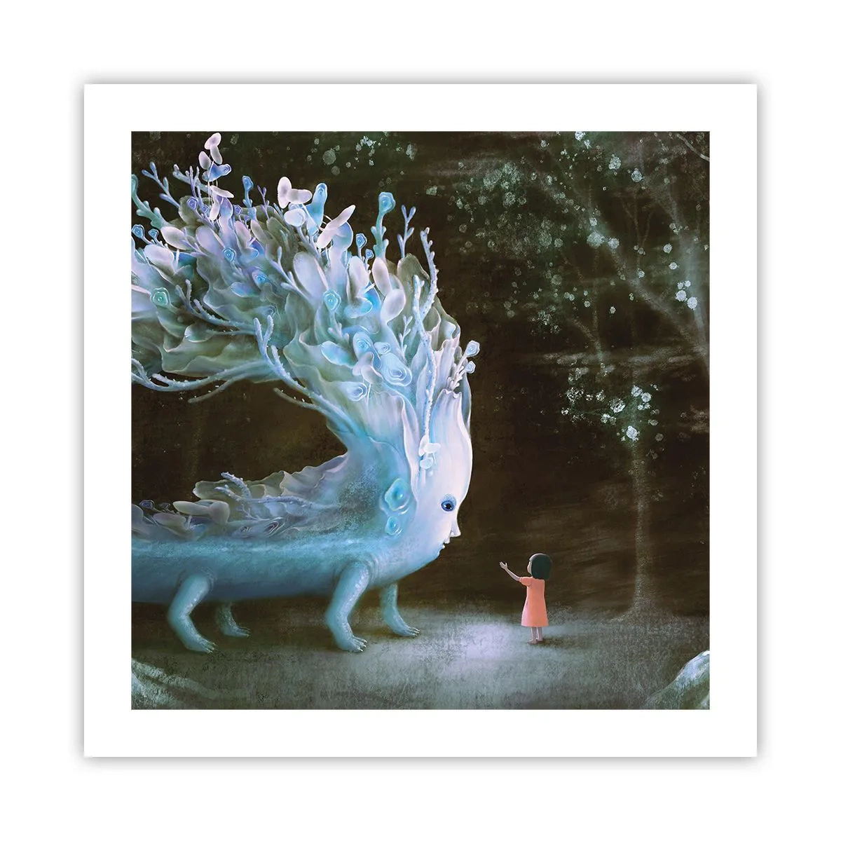 Poster - Întâlnire fantastică - 50x50 cm