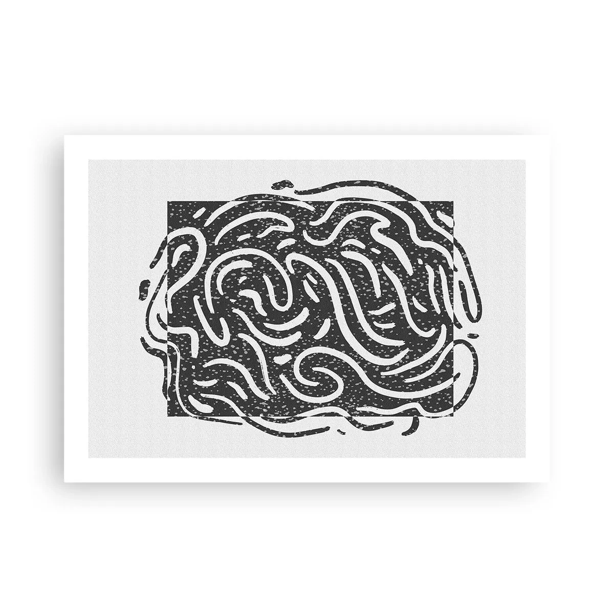 Poster - Abstracție: dansul bucuriei - 70x50 cm