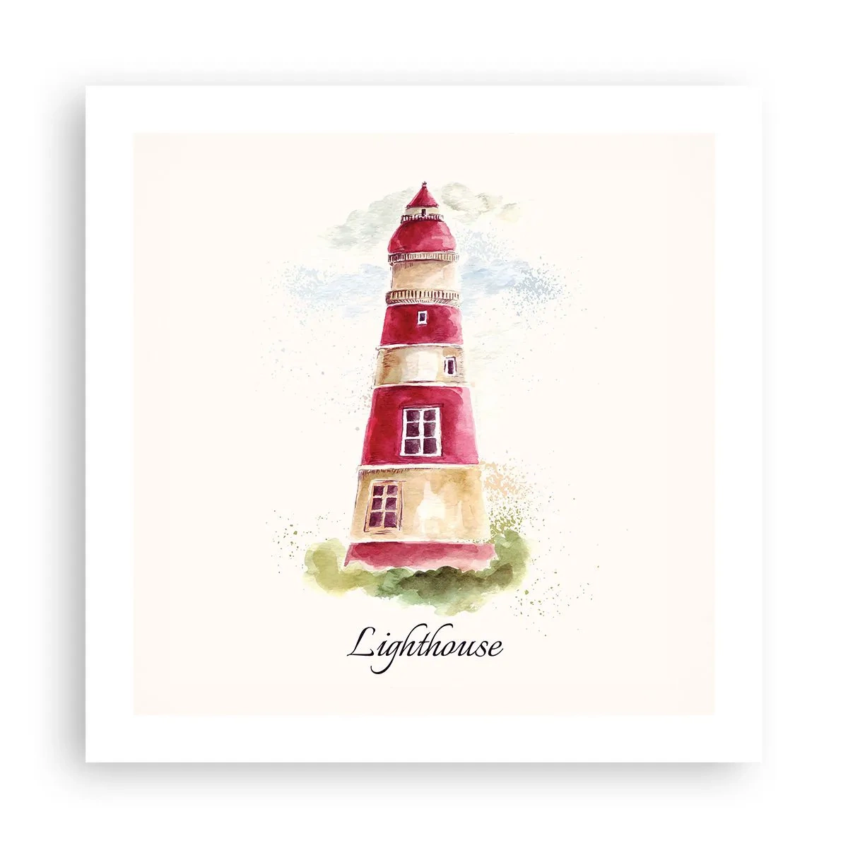 Poster - Întotdeauna vreme bună - 50x50 cm