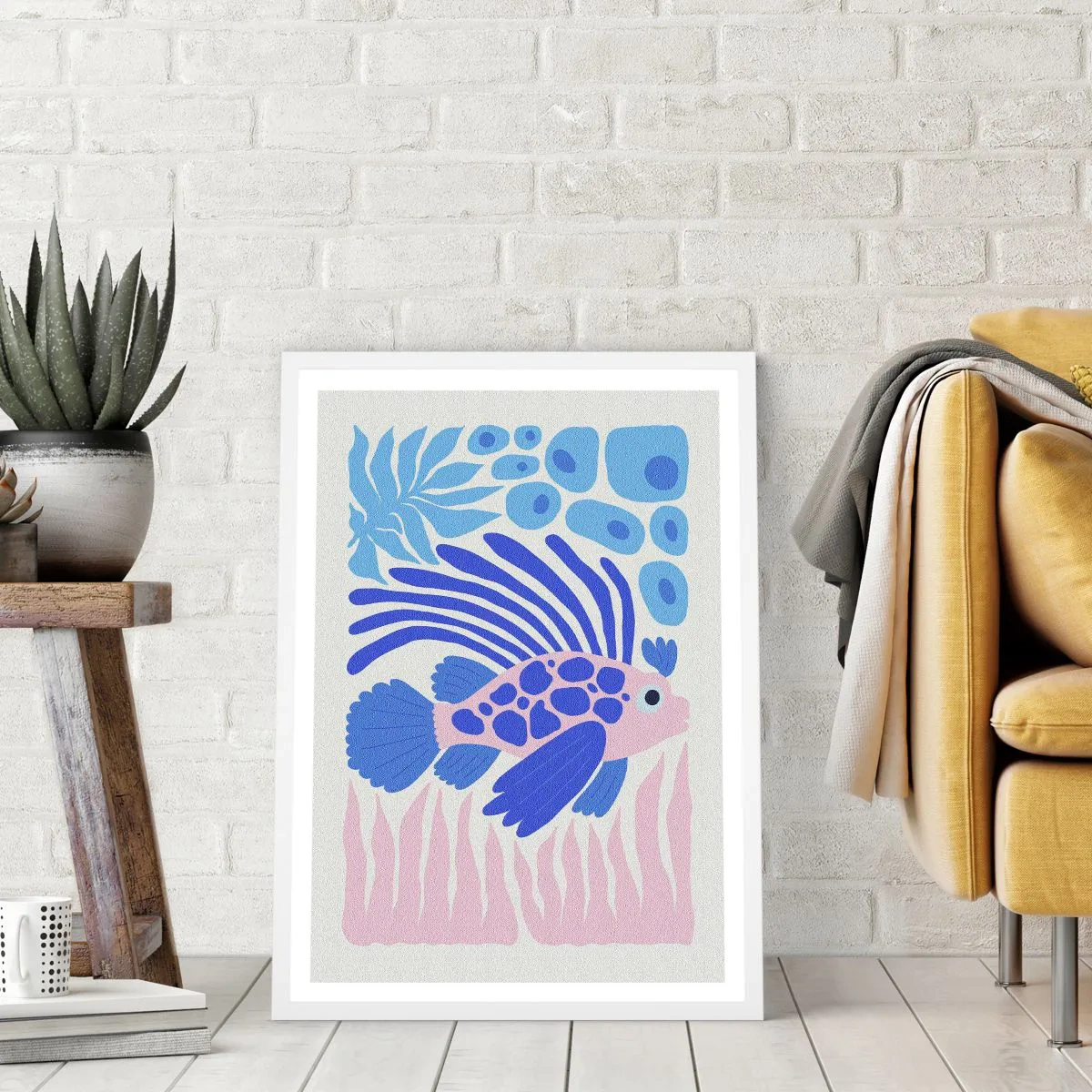 Poster în ramă albă - Eliberat - 40x50 cm