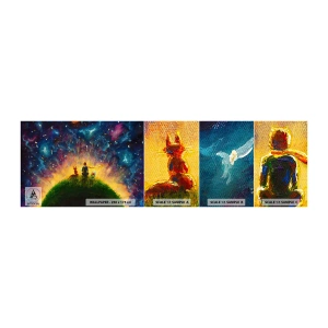 Mostră de Tapet Standard Eco - Dragoste și prietenie - întreaga lume - Pentru copii, Prietenie, Abstracția - 100x30 cm