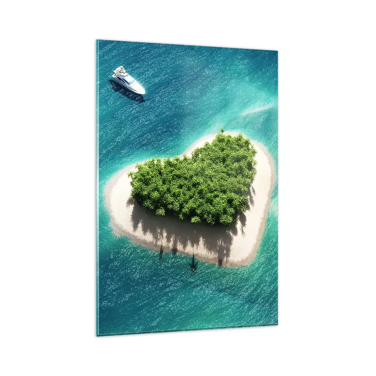 Tablou pe sticlă - Iubesc vara - 80x120 cm