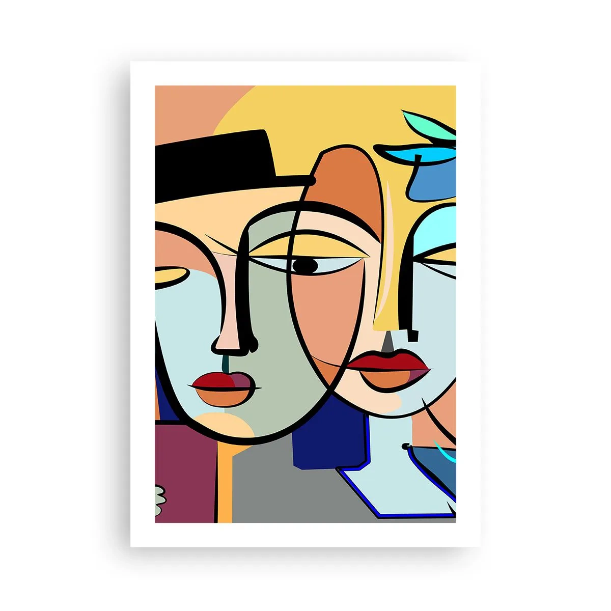 Poster - Întâlnire cu Picasso - 50x70 cm