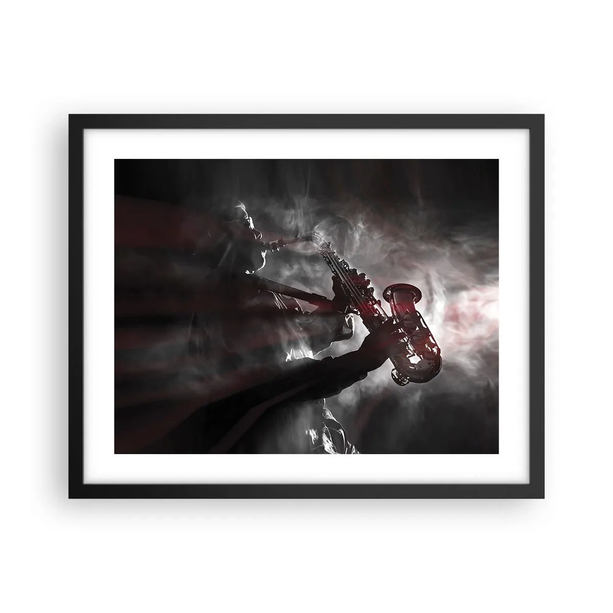 Poster în ramă neagră - În aburul jazzului - 50x40 cm