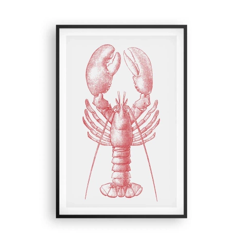 Poster în ramă neagră - Homar demn de Homer - 61x91 cm