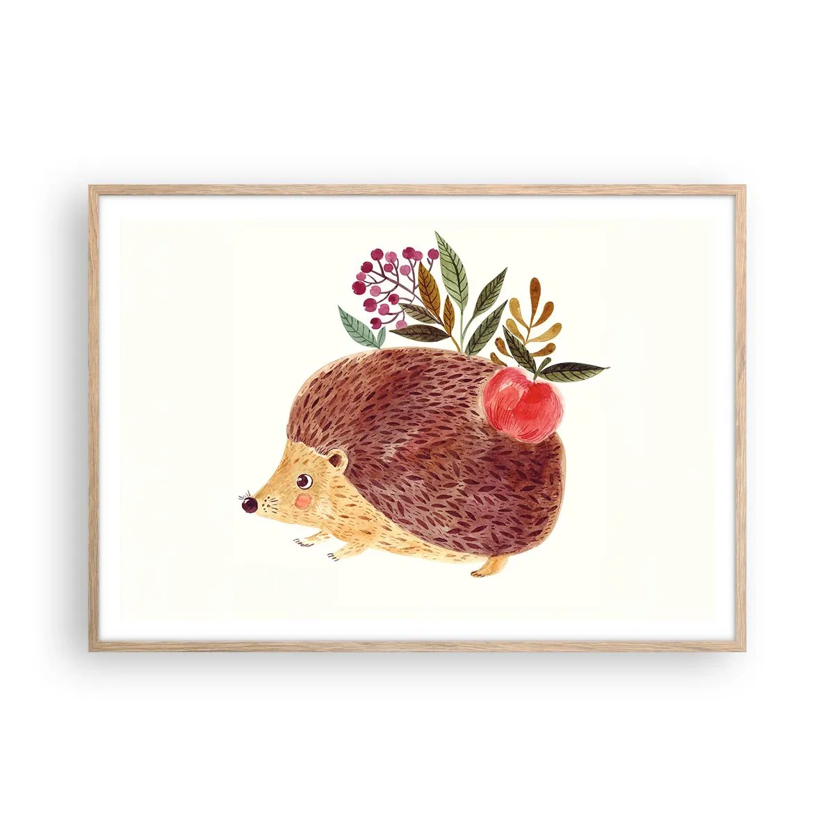 Poster în ramă de stejar deschis - Și tu deja mă placi - 100x70 cm