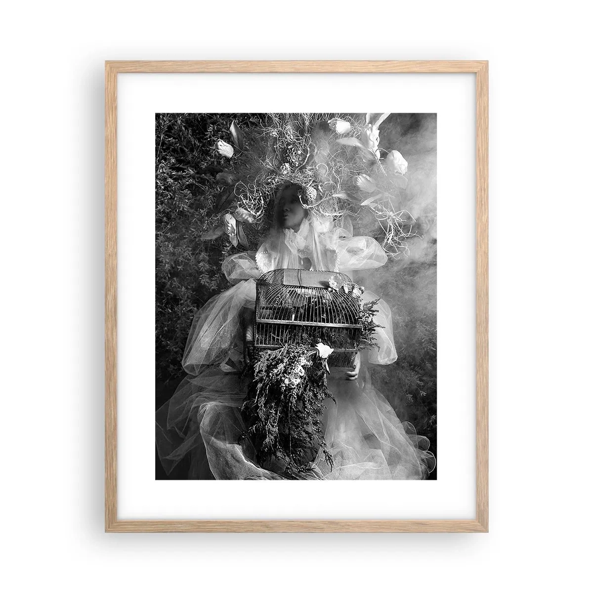 Poster în ramă de stejar deschis - Mama însăși - Natura - 40x50 cm
