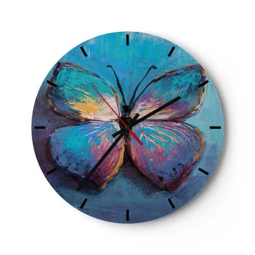 Ceas de perete - Ceas pe sticlă - În plină glorie - 40x40 cm