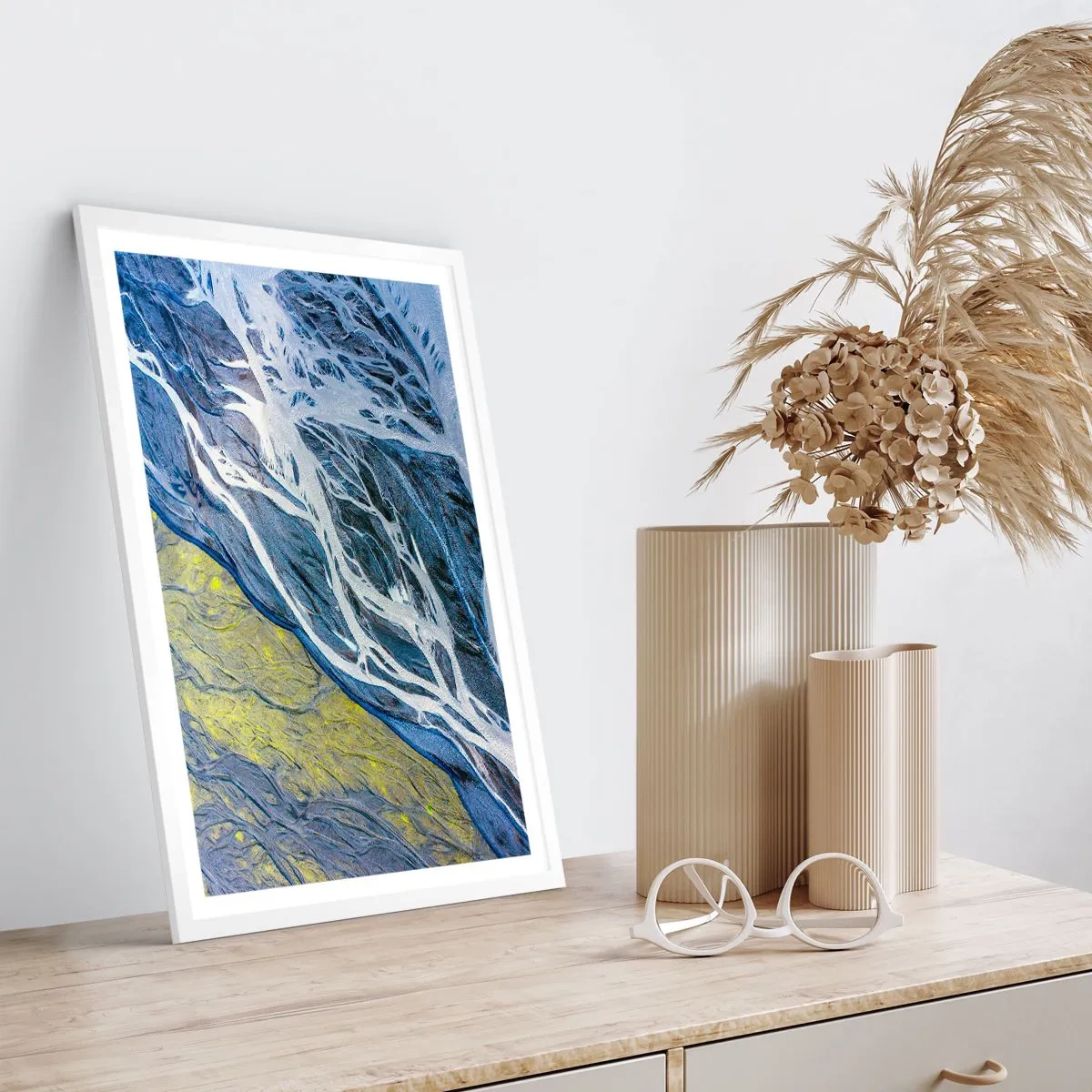 Poster în ramă albă - Picturi din natură - 30x40 cm