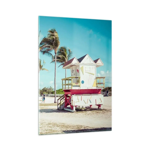 Tablou pe sticlă - O zi frumoasă te așteaptă - 80x120 cm