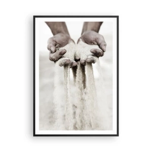 Poster în ramă neagră - Cu aceste mâini... - 70x100 cm