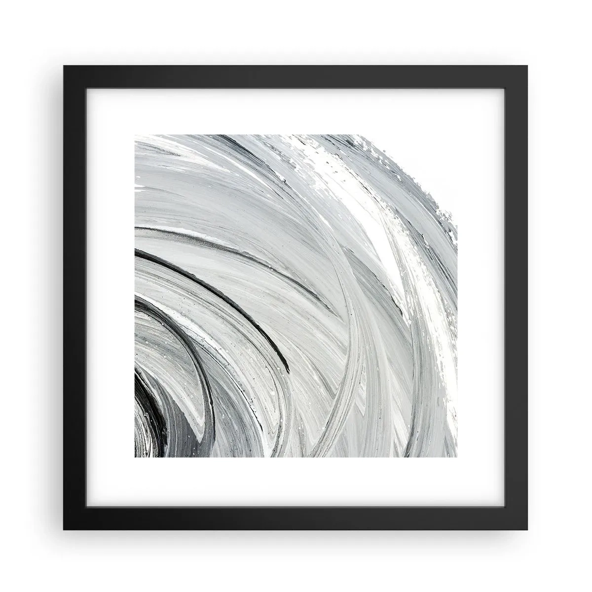 Poster în ramă neagră - Compoziție orbitală - 30x30 cm