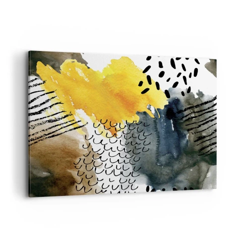 Tablou pe pânză - O întâlnire a elementelor - 100x70 cm