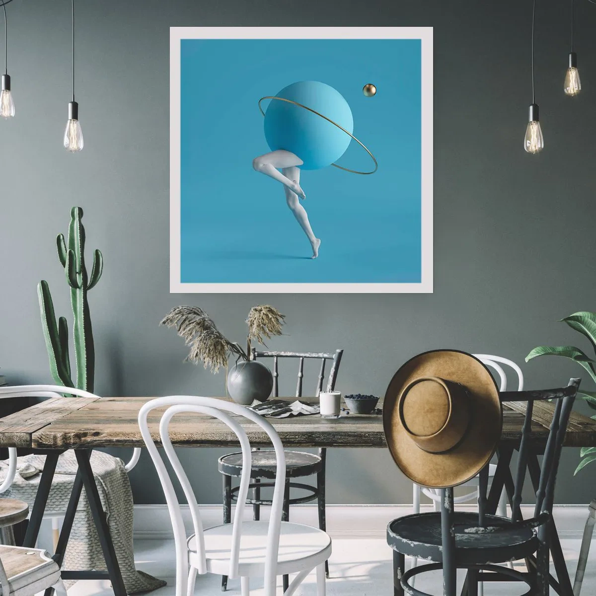 Poster - Și planetele o iau razna - 30x30 cm