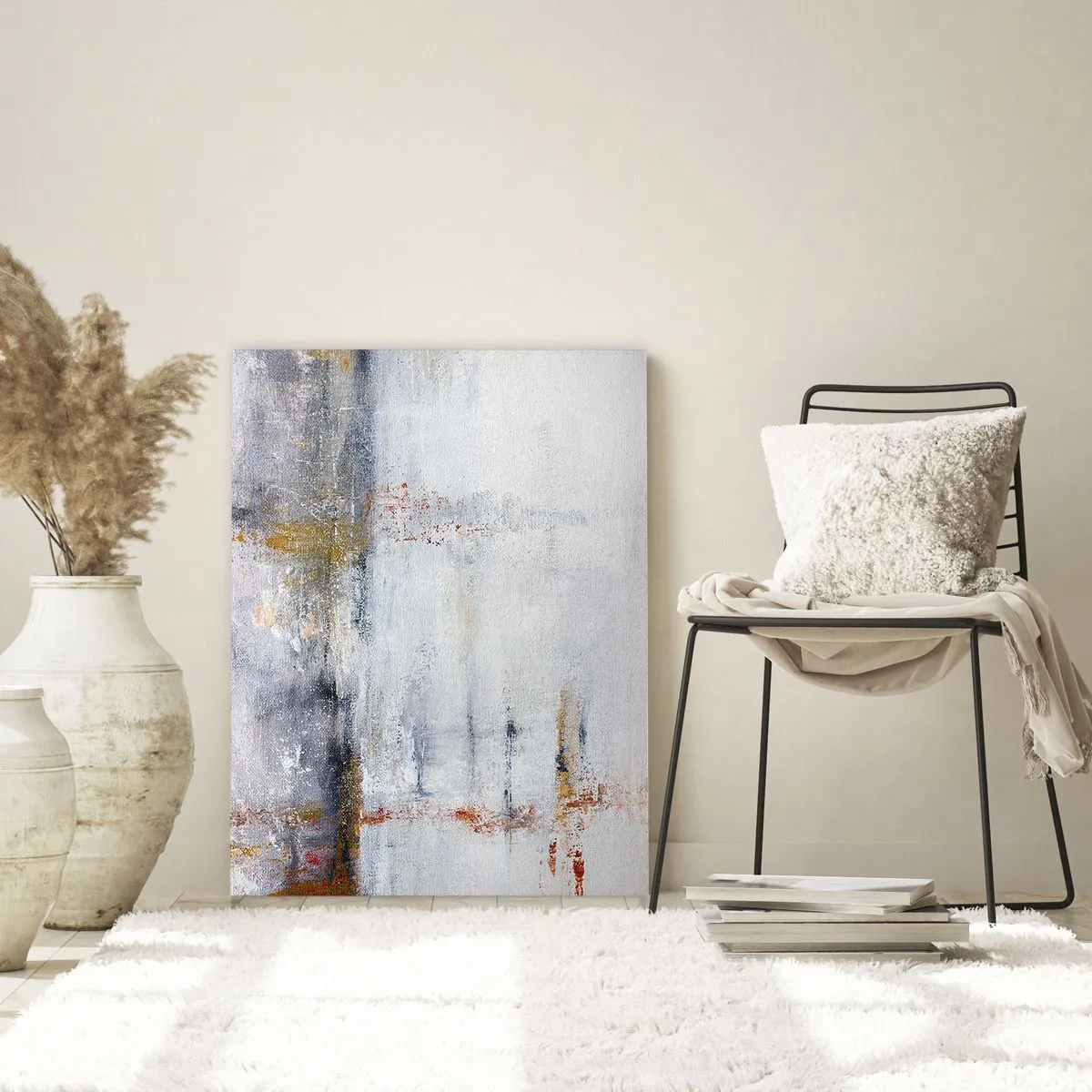 Tablou pe sticlă - În spatele cortinei de aer - 50x70 cm