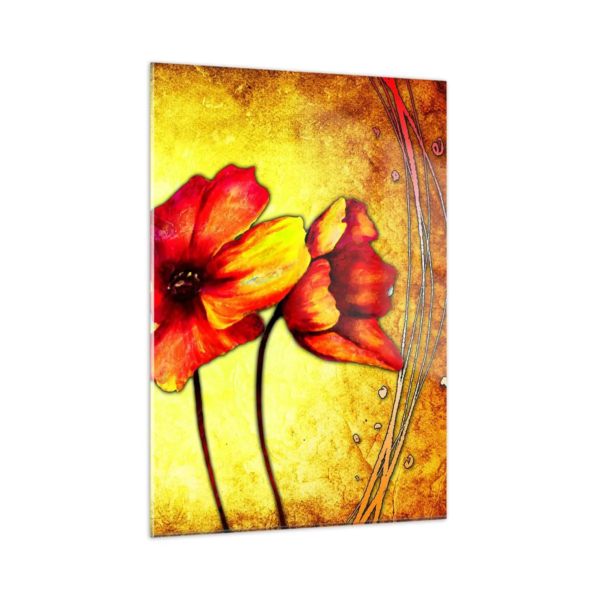 Tablou pe sticlă - În stilul Art Nouveau - 50x70 cm