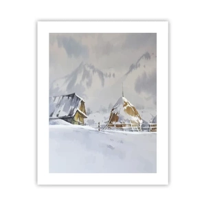 Poster - Într-o vale înzăpezită - 40x50 cm