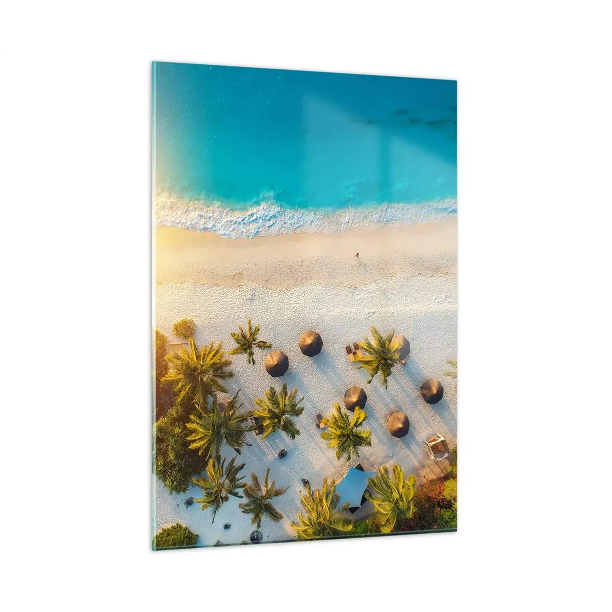 Tablou pe sticlă - Bun venit în paradis - 50x70 cm
