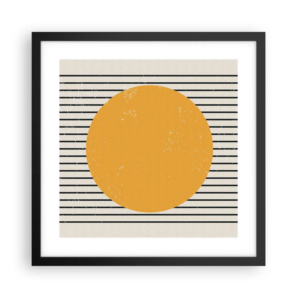 Poster în ramă neagră - Puterea simplității - 40x40 cm