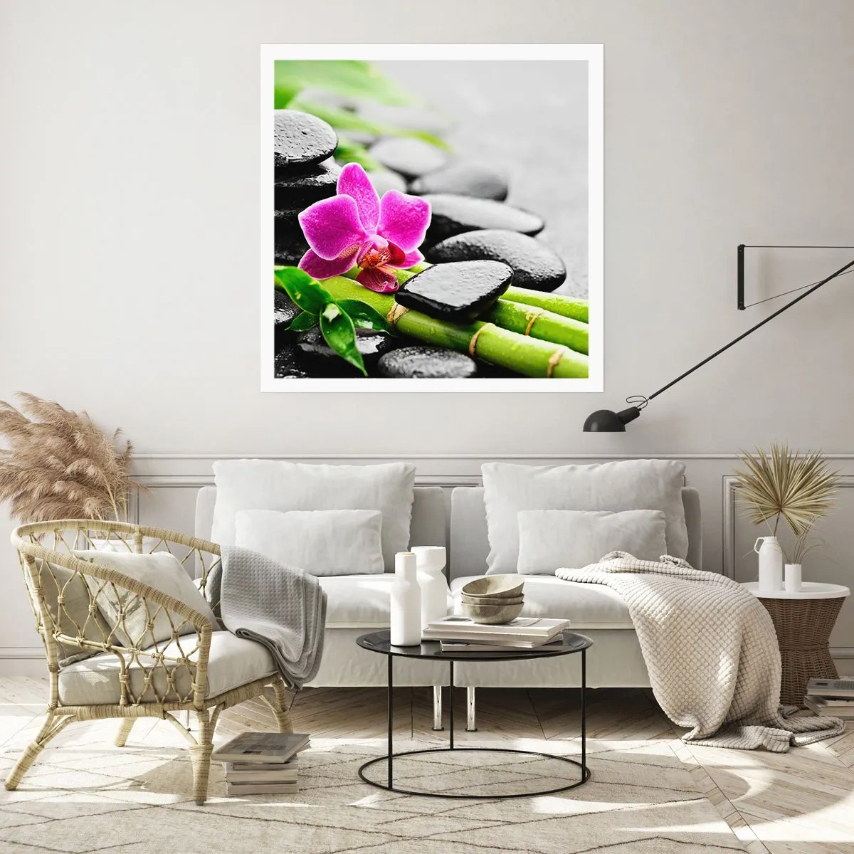 Poster - Într-un echilibru pașnic - 40x40 cm