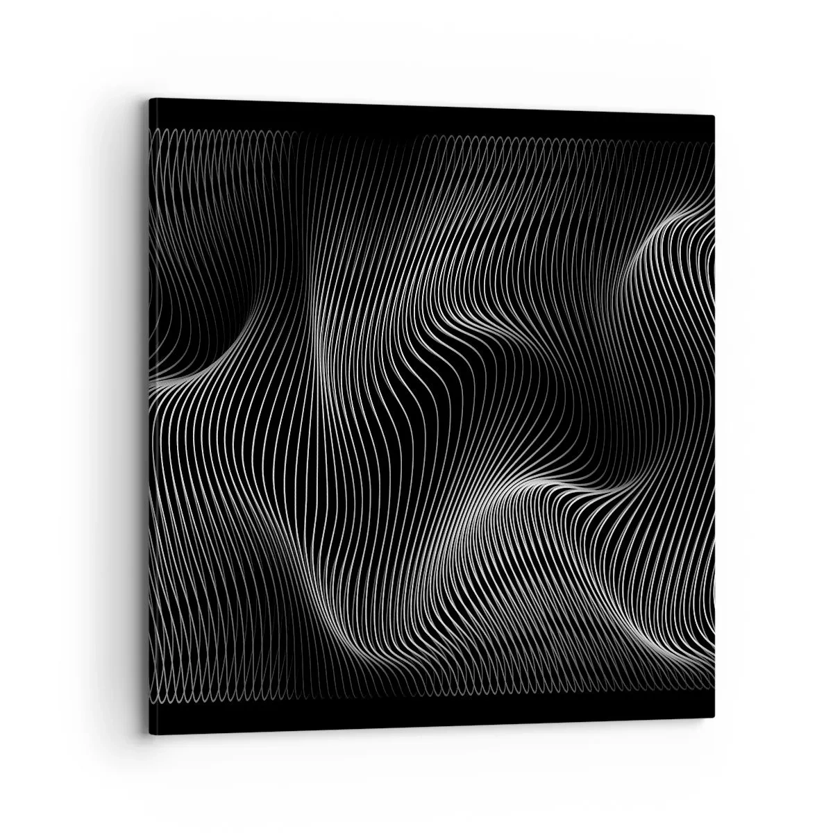 Tablou pe pânză - Dansul luminii în spațiu - 70x70 cm