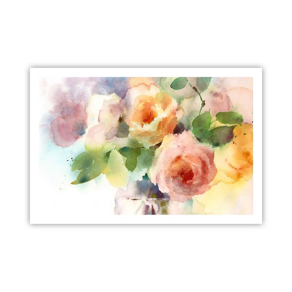 Poster - Delicat ca o acuarelă - 91x61 cm