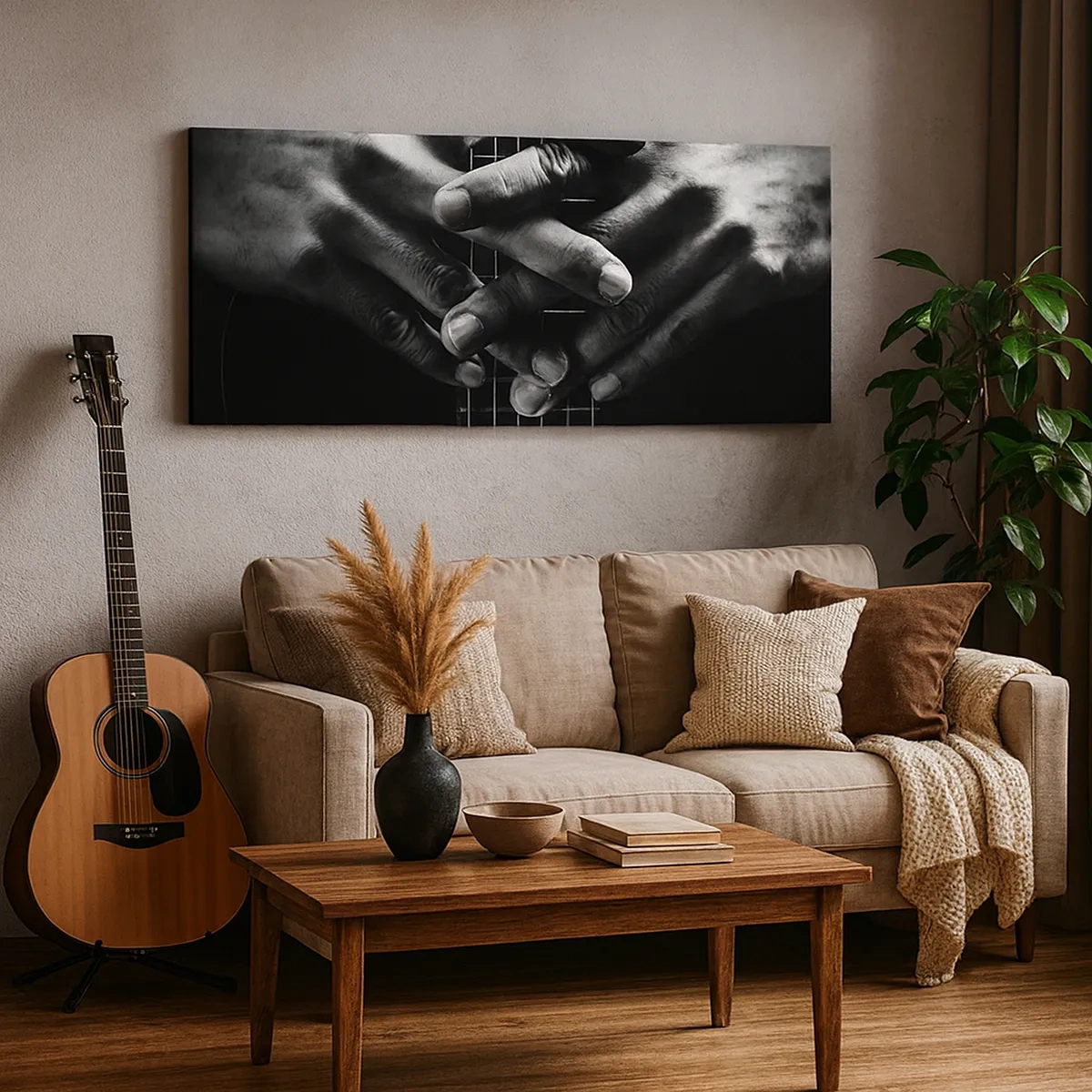 Tablou pe pânză - Rugăciunea artistului - 30x30 cm