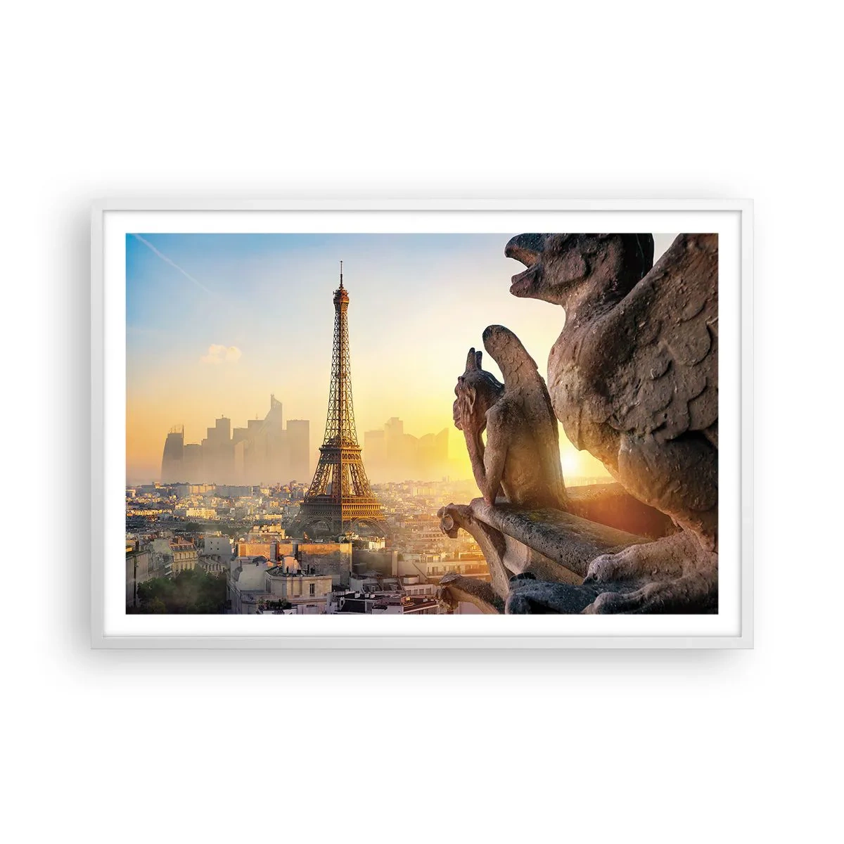 Poster în ramă albă - S-au schimbat multe... - 91x61 cm