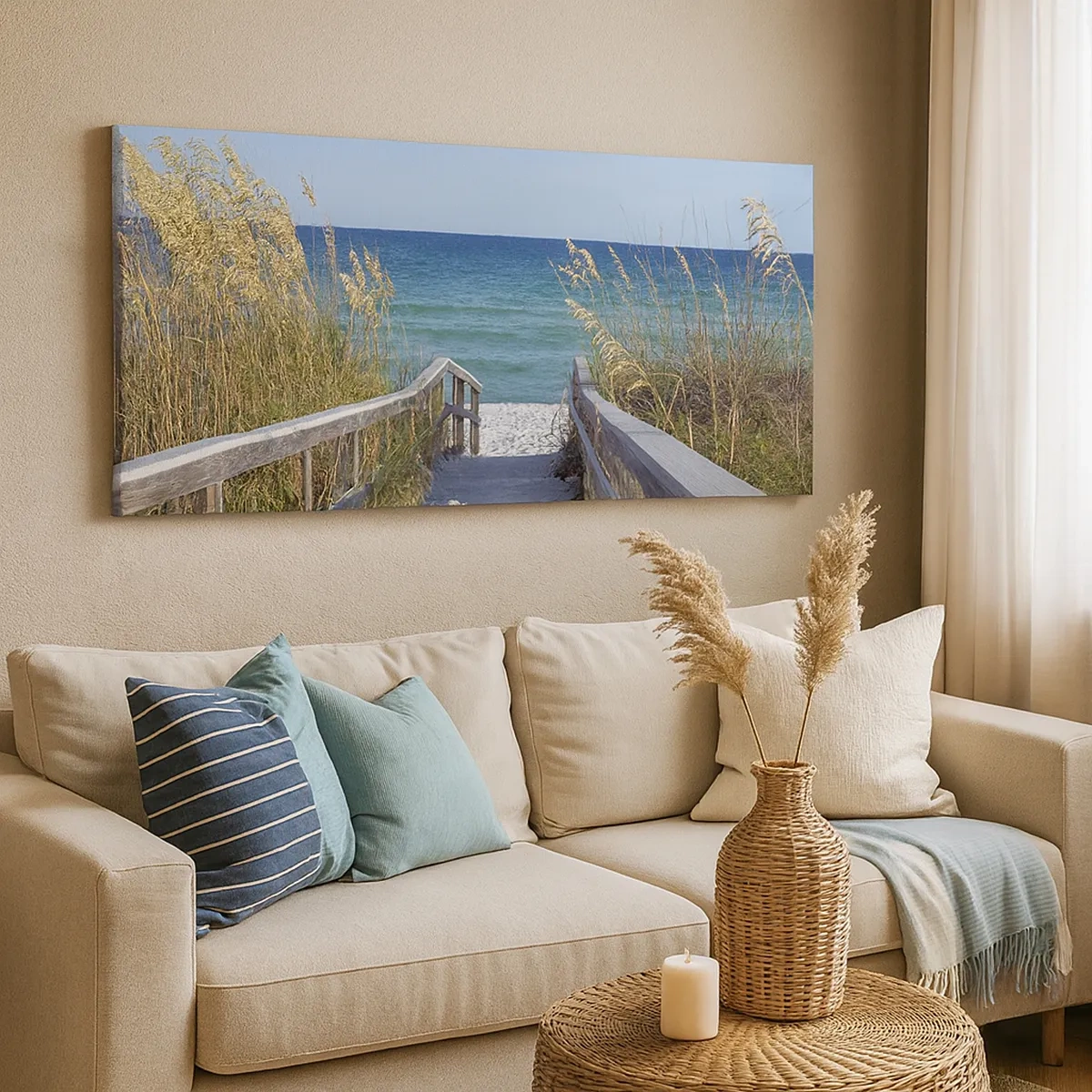 Tablou pe pânză - În soare, în vânt - 30x30 cm