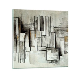 Tablou pe sticlă - Puterea simplității - 60x60 cm