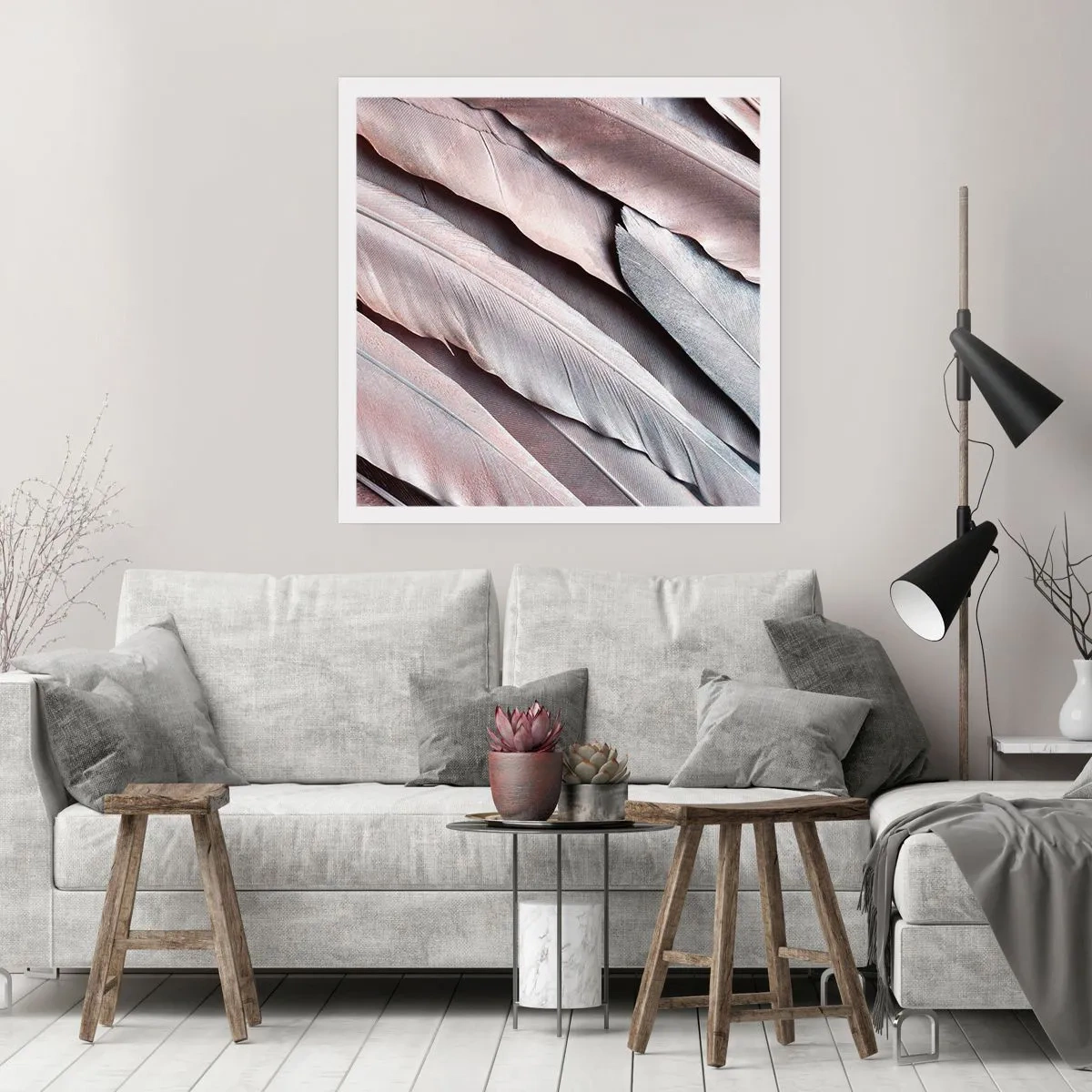 Poster - Argintul roz - 30x30 cm