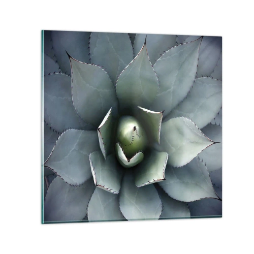 Tablou pe sticlă - Momește și avertizează - 40x40 cm