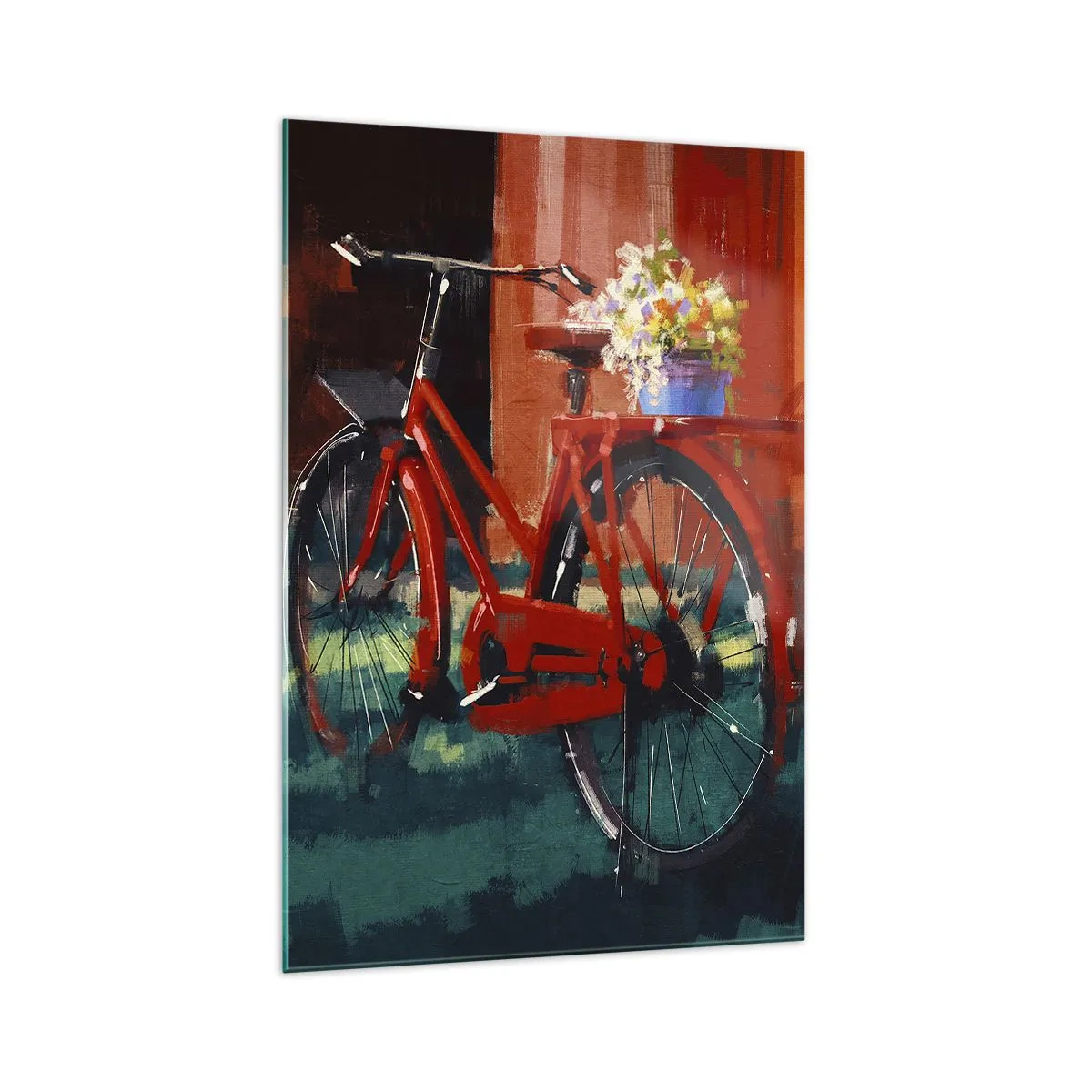 Tablou pe sticlă - I want to ride my bicycle - 70x100 cm
