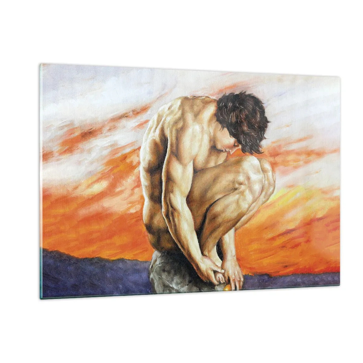 Tablou pe sticlă - Ascultându-se pe sine - 120x80 cm