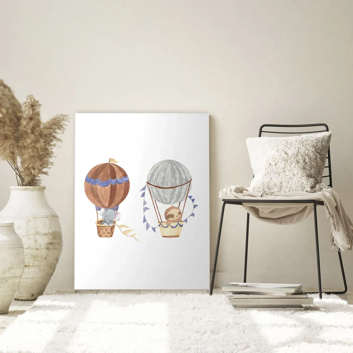 Tablou pe sticlă - Prieteni de călătorie - 50x70 cm