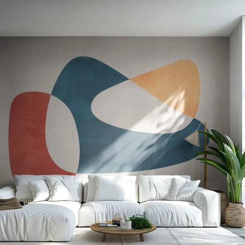 Tapet Premium Sand - Influențe și metamorfoze - Bucată, Forme, Minimalist - 100x70 cm