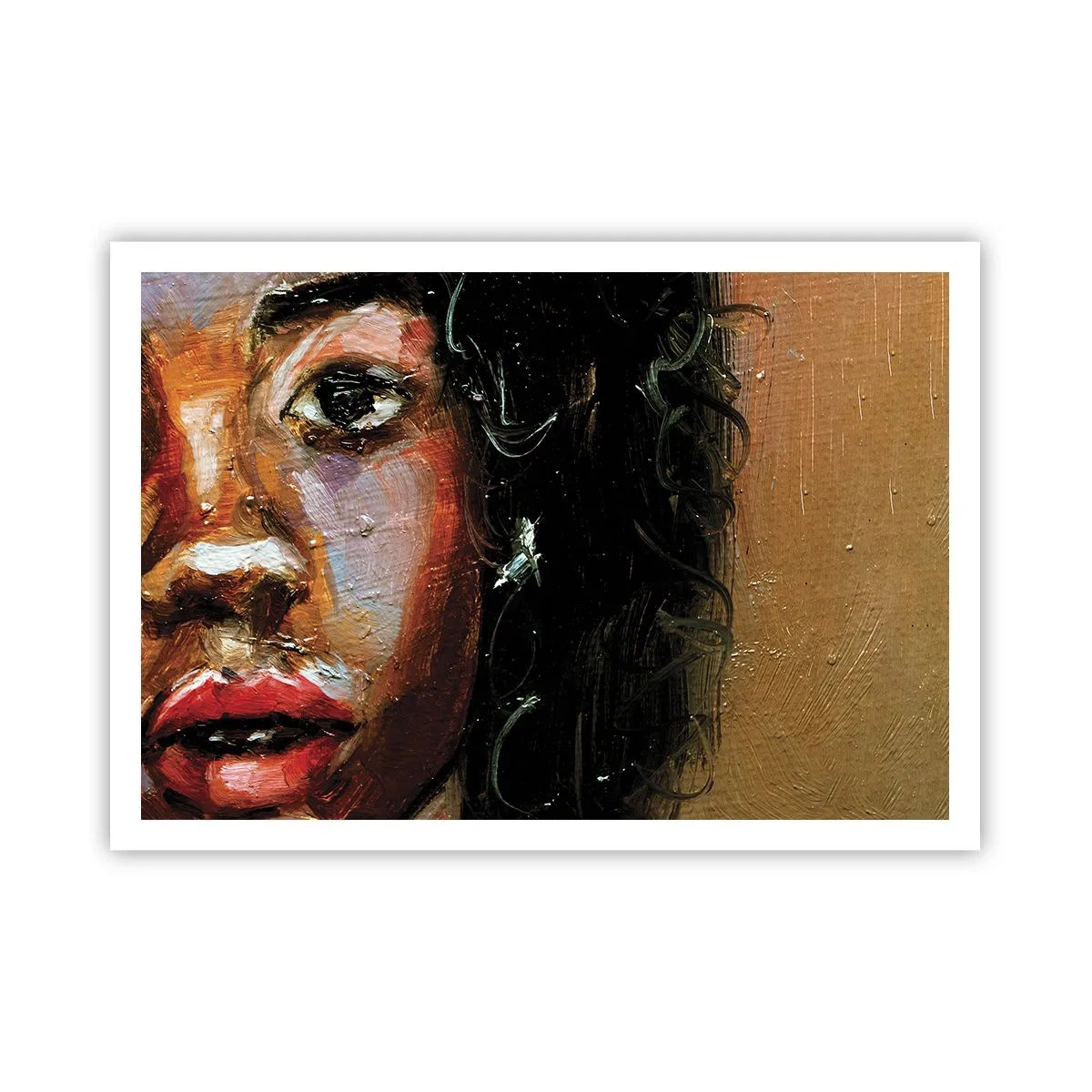 Poster - Negru și strălucire - 100x70 cm