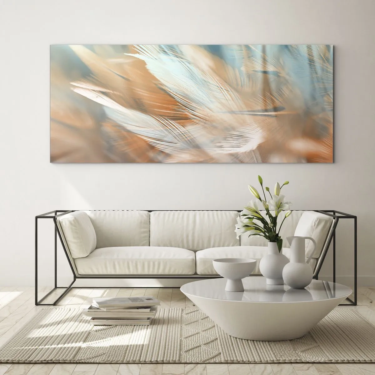 Tablou pe sticlă - În țara blândeții - 120x50 cm