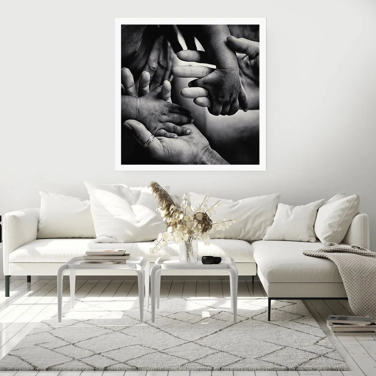 Poster - A fi om - 60x60 cm