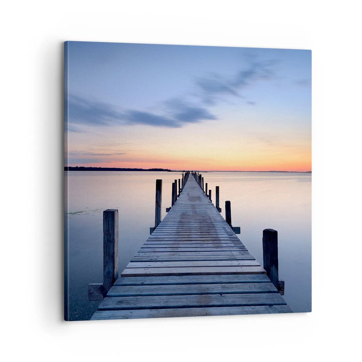 Tablou pe pânză - Calmul unui amurg senin - 60x60 cm