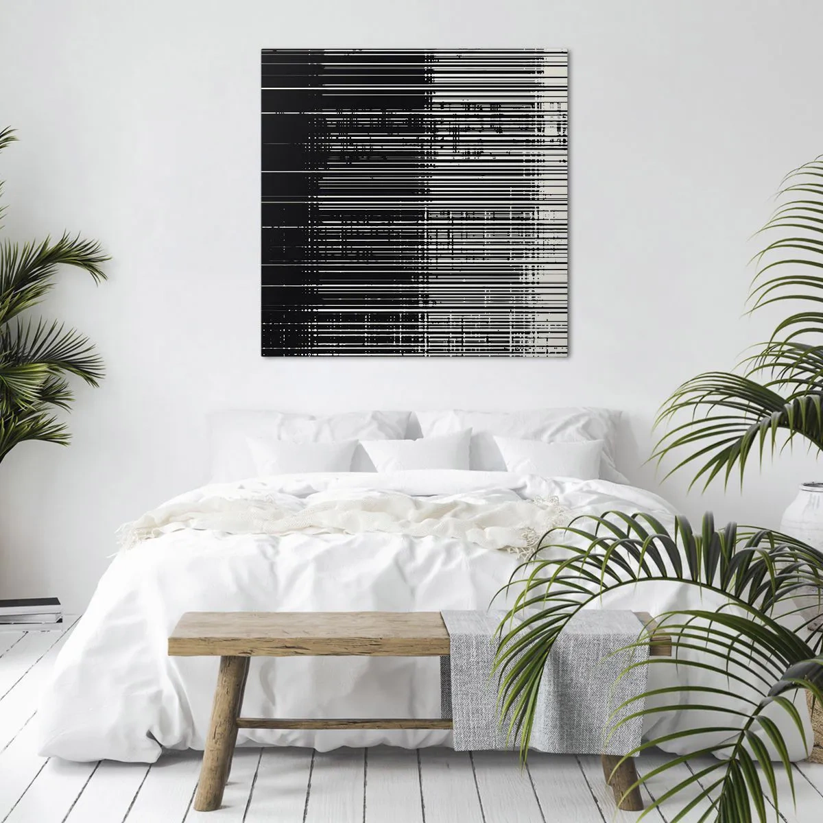 Tablou pe pânză - Valuri și vibrații - 40x40 cm