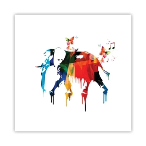 Poster - Toată lumea poate dansa - 30x30 cm