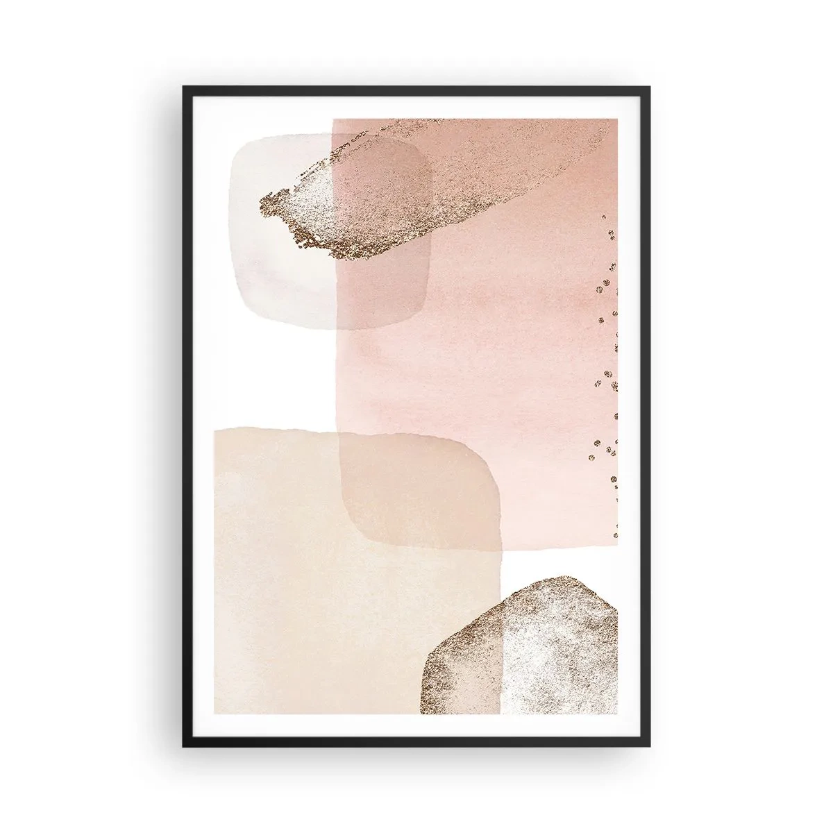 Poster în ramă neagră - O privire prin culoare - 70x100 cm